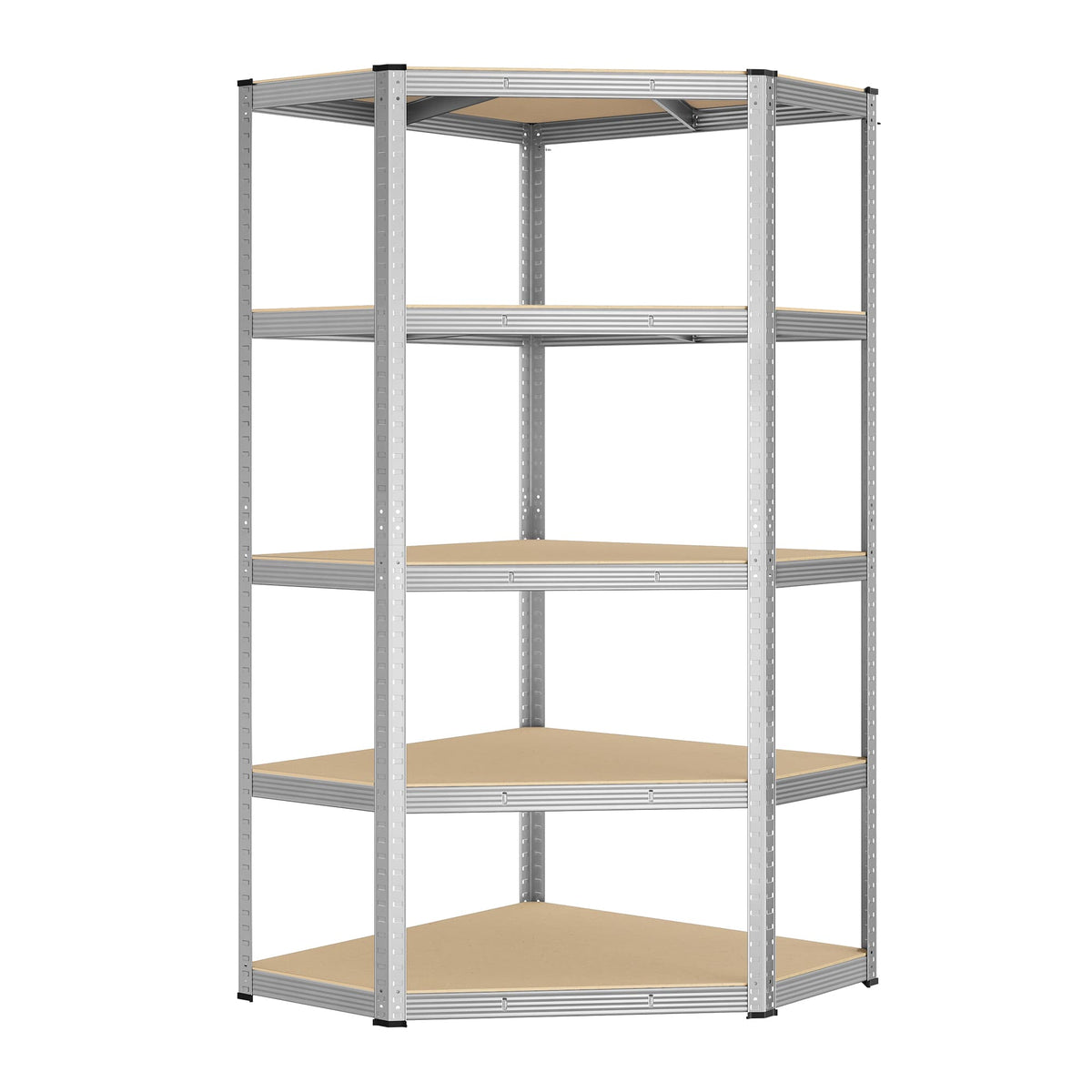 Scaffalatura Heavy Duty 200x100x50 Cm Blu – 175 Kg Per Ripiano, Sistema A Incastro Senza Attrezzi, Ripiani Regolabili