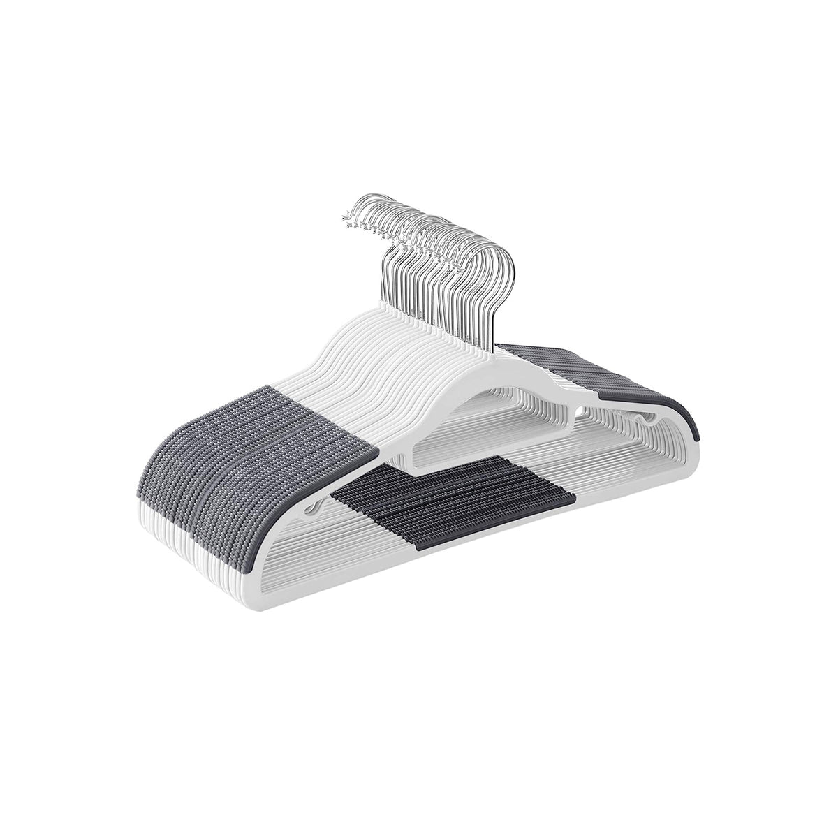 20 grucce in plastica resistente, 39 x 21 x 0,5 cm, colore azzurro, con 20 grucce in plastica resistente, 39 x 21 x 0,5 cm, colore azzurro, con