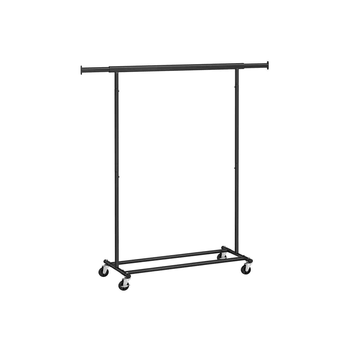 Appendiabiti Con Ruote SONGMICS - Estendibile, Ripiano Portascarpe, Portata 50 Kg, Argento Cromato - Foto 8