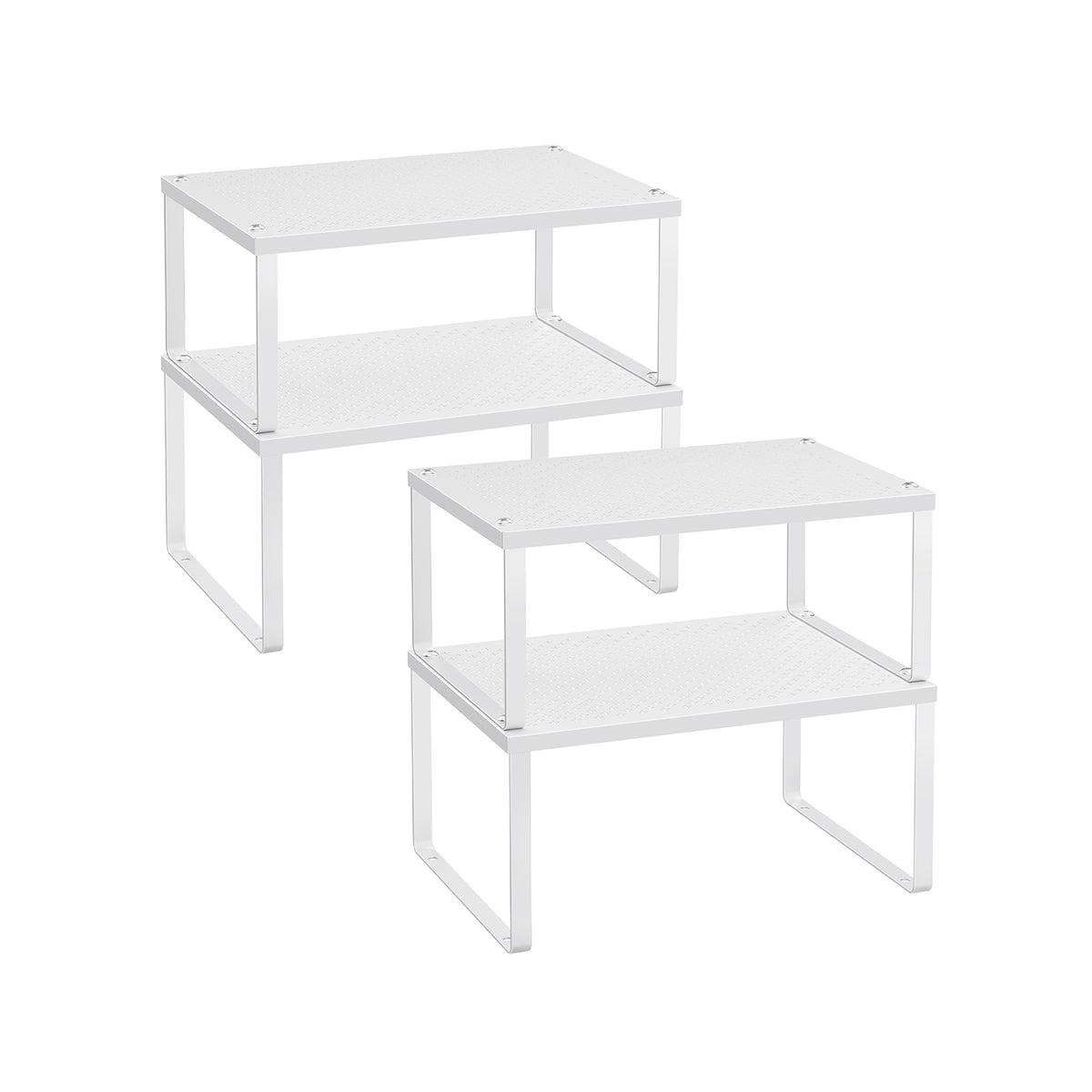 SIMPLEMADE Portaspezie in plastica trasparente, a tre ripiani, piano di lavoro e armadietto, organizer per cucina, bagno, camera da letto e ufficio, soluzioni di archiviazione e organizzazione della