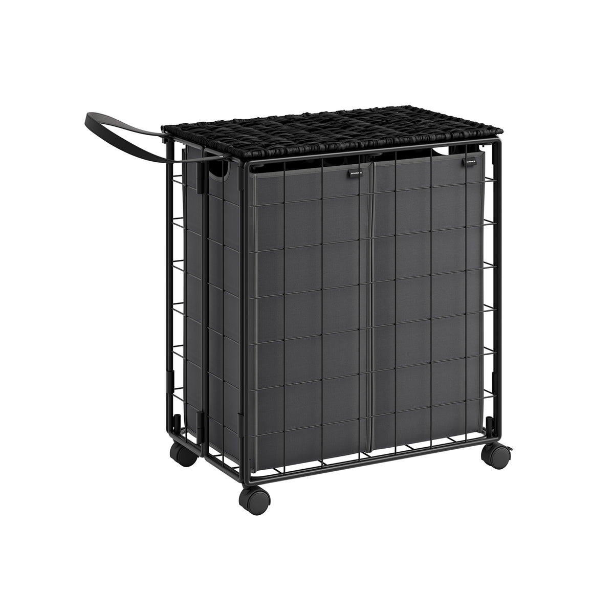 SONGICS Cesto Portabiancheria con Coperchio, 160L, Cesta Biancheria in