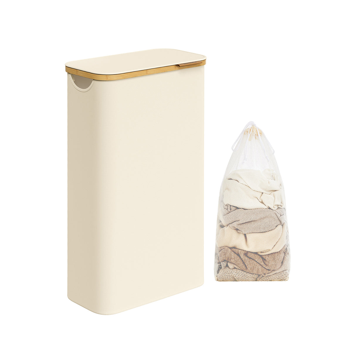 RYTOXILO Cesto Portabiancheria Con Coperchio - Pratico E Capiente, Per Bagno E Camera Da Letto, Design Semplice E Funzionale