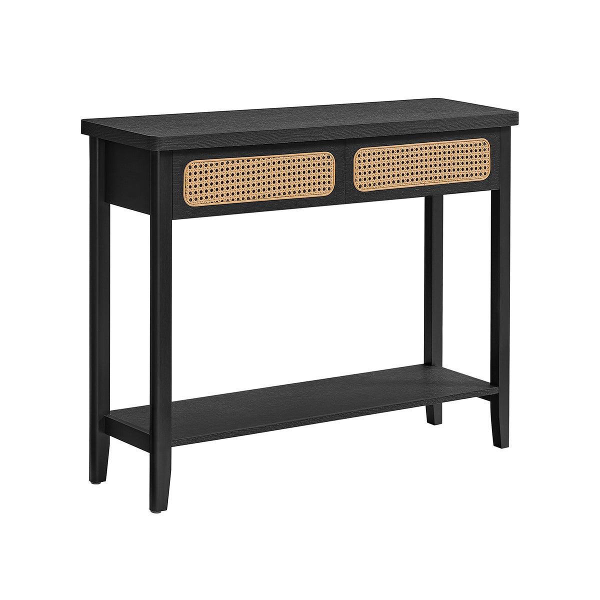 Tavolo Consolle,Tavolo da ingresso,Consolle Salvaspazio e Multiuso per Soggiorno, Ingresso e Corridoio 110x40x75 cm in Legno Massello di Pino CNWI901792 BonneVie