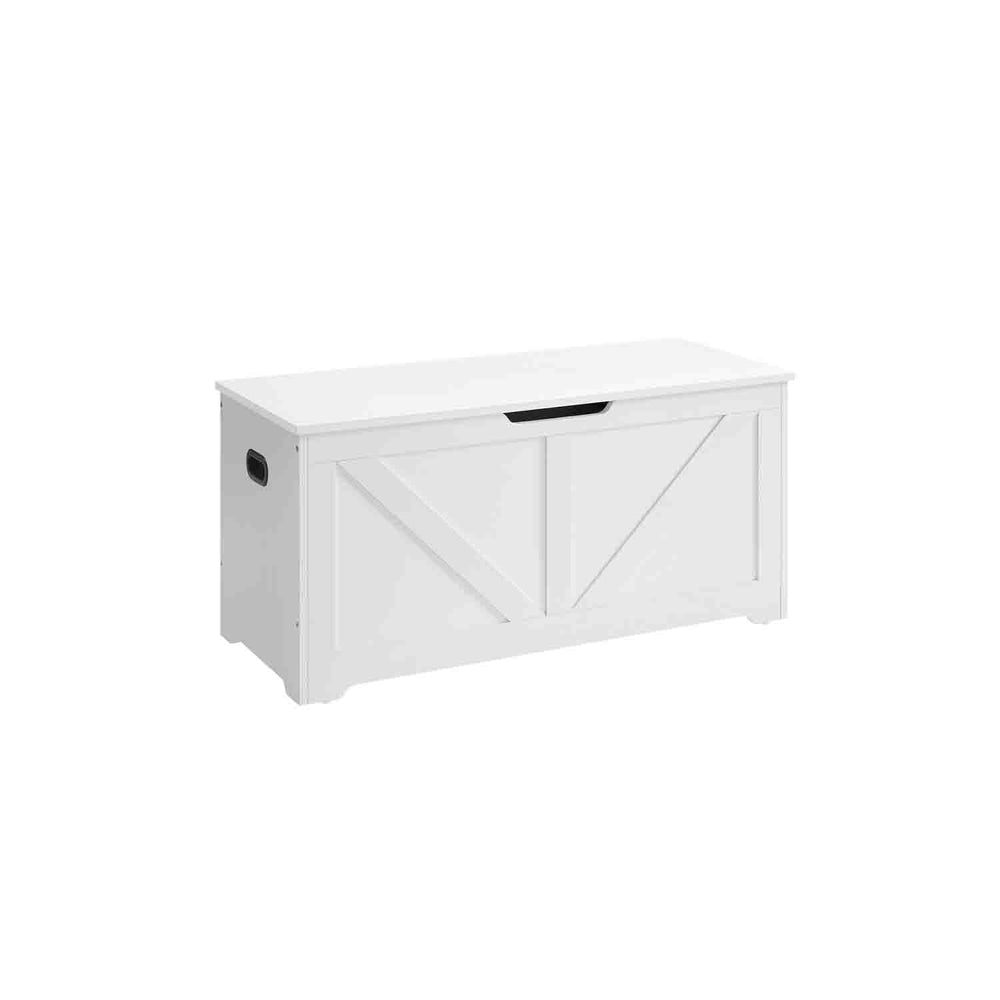 Cassapanca Portaoggetti 40 x 100 x 46 cm Bianco