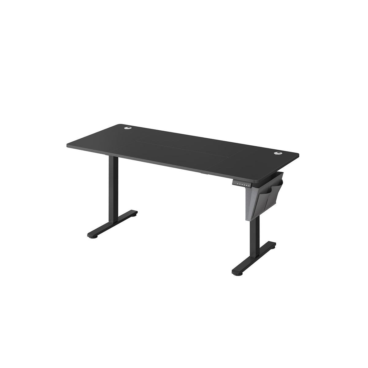Scrivania Elettrica Regolabile Altezza 140x60x72-117 cm Bianca Scrivania Elettrica Regolabile Altezza 140x60x72-117 cm Bianca