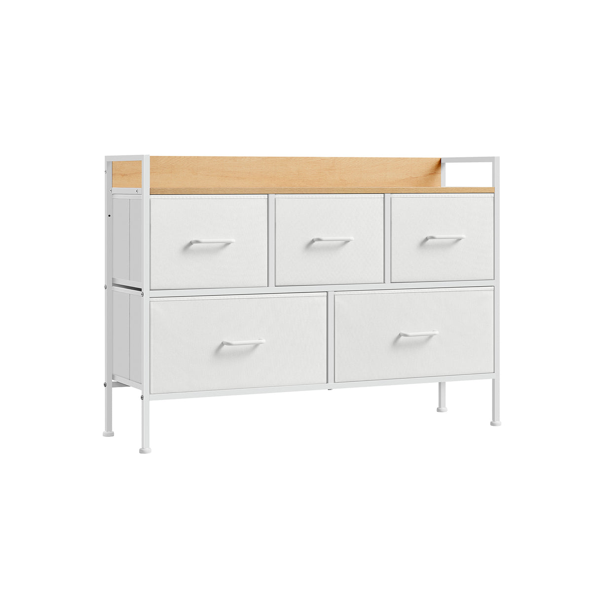 Cassettiera Shabby Chic con 7 cassetti, made in Italy, design romantico Cassettiera Shabby Chic con 7 cassetti, made in Italy, design romantico