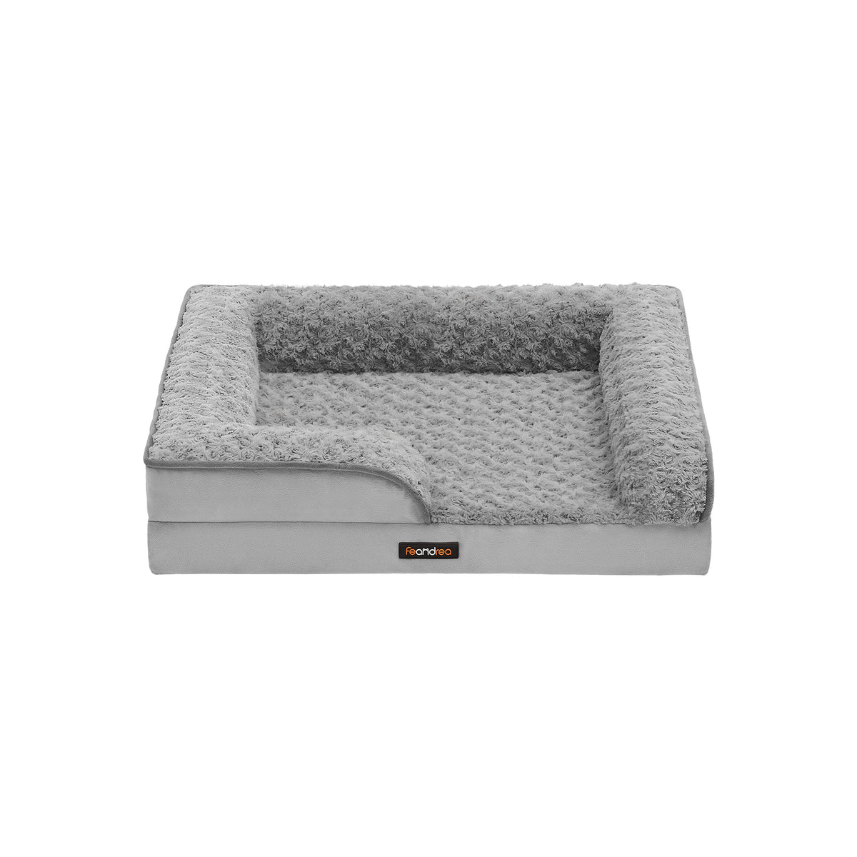 Feandrea Cuccia per Cani di Taglia Media, 76 x 51 x 18 cm, Ortopedica, Rivestimento Impermeabile, Bordi Rialzati, Sfoderabile e Lavabile, Antiscivolo, Grigio Ardesia PGW281GN01 Feandrea Cuccia per Cani di Taglia Media, 76 x 51 x 18 cm, Ortopedica, Rivestimento Impermeabile, Bordi Rialzati, Sfoderabile e Lavabile, Antiscivolo, Grigio Ardesia PGW281GN01