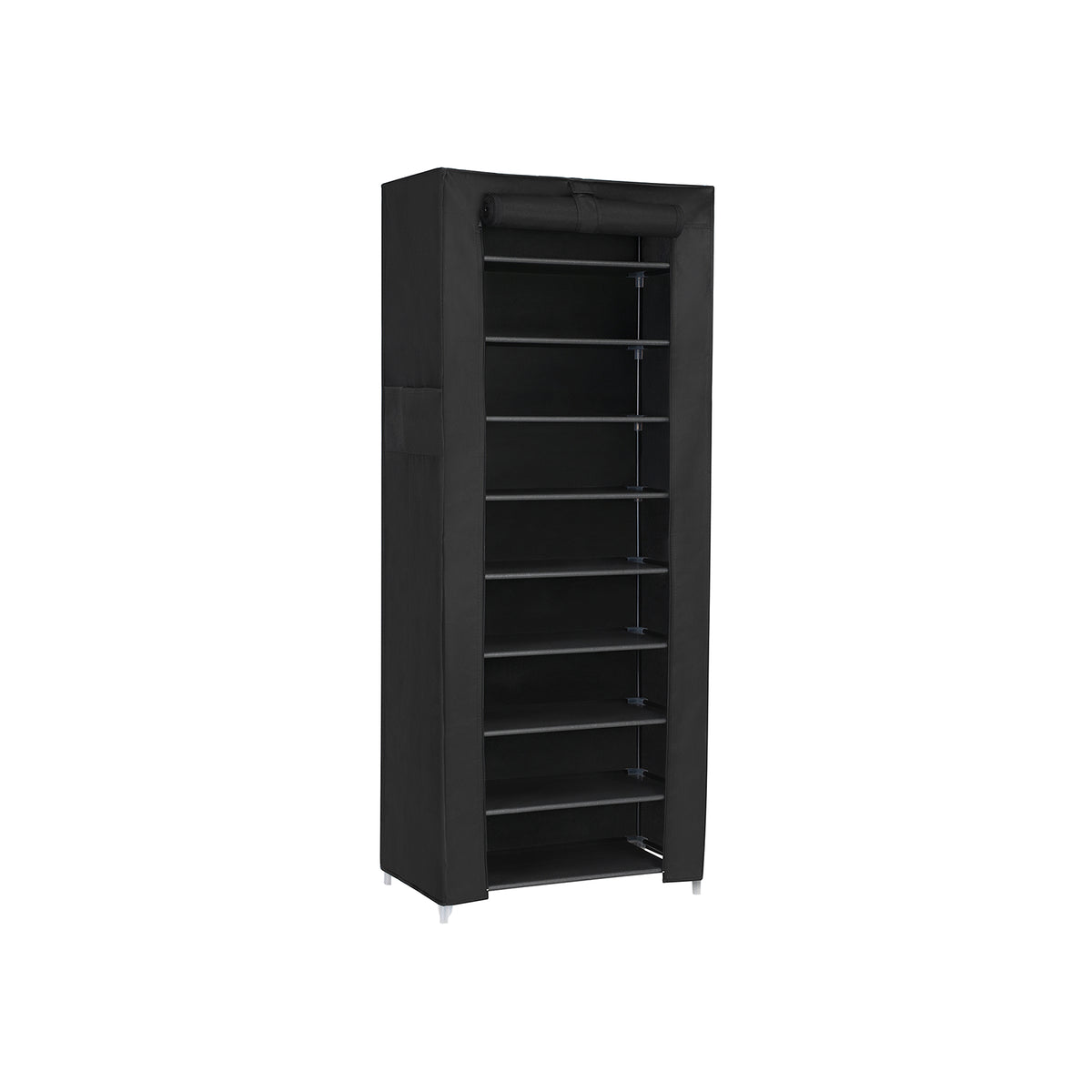 Dekohome Scarpiera Scaffale in tessuto 10 altezze con copertura frontale, organizer per scarpe, colore marrone, ideale per la casa o l'ufficio, 10 altezze Dekohome Scarpiera Scaffale in tessuto 10 altezze con copertura frontale, organizer per scarpe, colore marrone, ideale per la casa o l'ufficio, 10 altezze