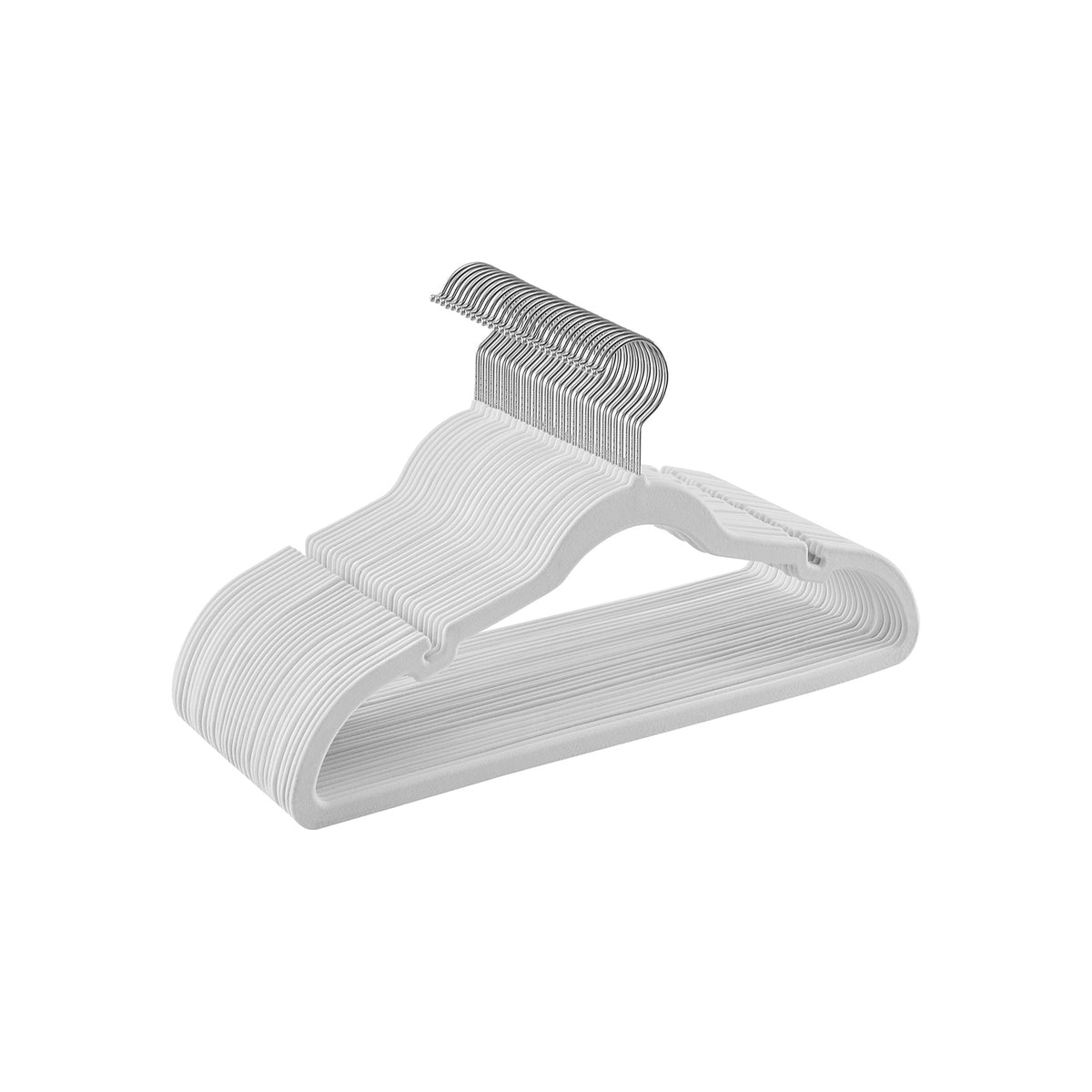 CASA COM-FORT | Appendiabiti in velluto | Colore nero | Antiscivolo e resistente | Grucce per abiti |20 unità | | Leroy Merlin