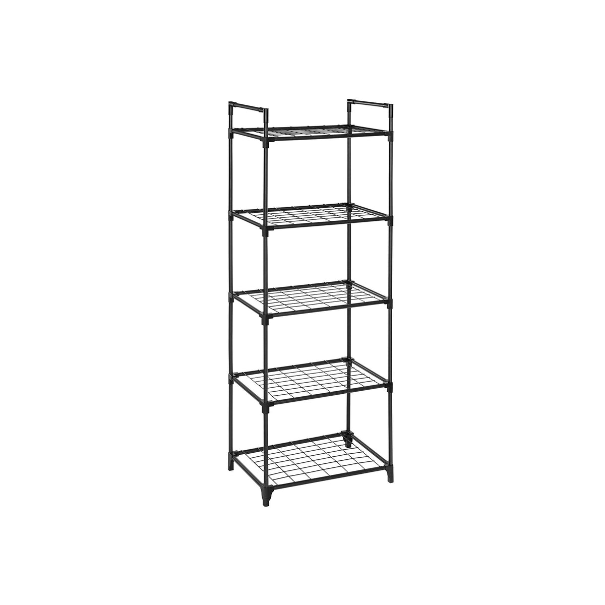HOMEFORT Scarpiera a 5 ripiani, scarpiera industriale, organizer per scarpe stretto per ingresso armadio, piccola scarpiera da tavolo con ripiani in metallo resistente, marrone rustico HOMEFORT Scarpiera a 5 ripiani, scarpiera industriale, organizer per scarpe stretto per ingresso armadio, piccola scarpiera da tavolo con ripiani in metallo resistente, marrone rustico