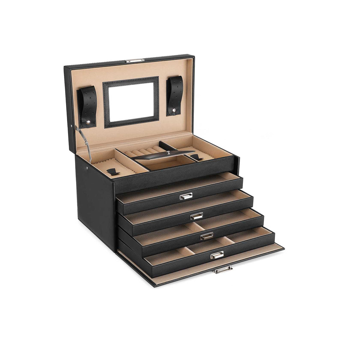 4 Pezzi Unici Per Gioielli, Scatola Regalo, Custodia In Legno - Foto 6