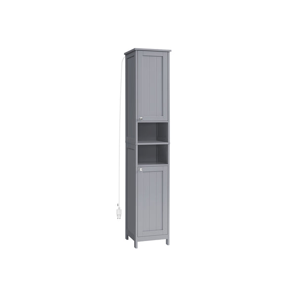 Mobiletto da Bagno Salvaspazio Grigio Tortora