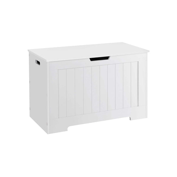 Cassapanca di Stoccaggio 40 x 76 x 48 cm per Corridoio Soggiorno Bianco