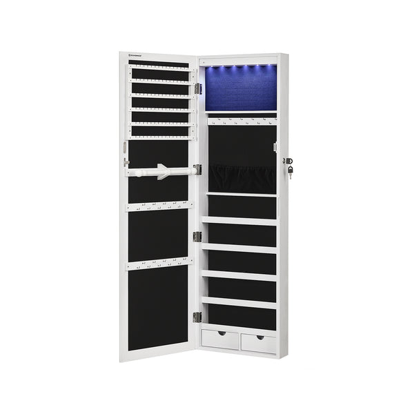 Armadio Portagioie da Appendere Bianco