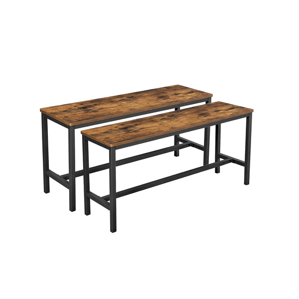 Set di 2 Panche da Tavolo
