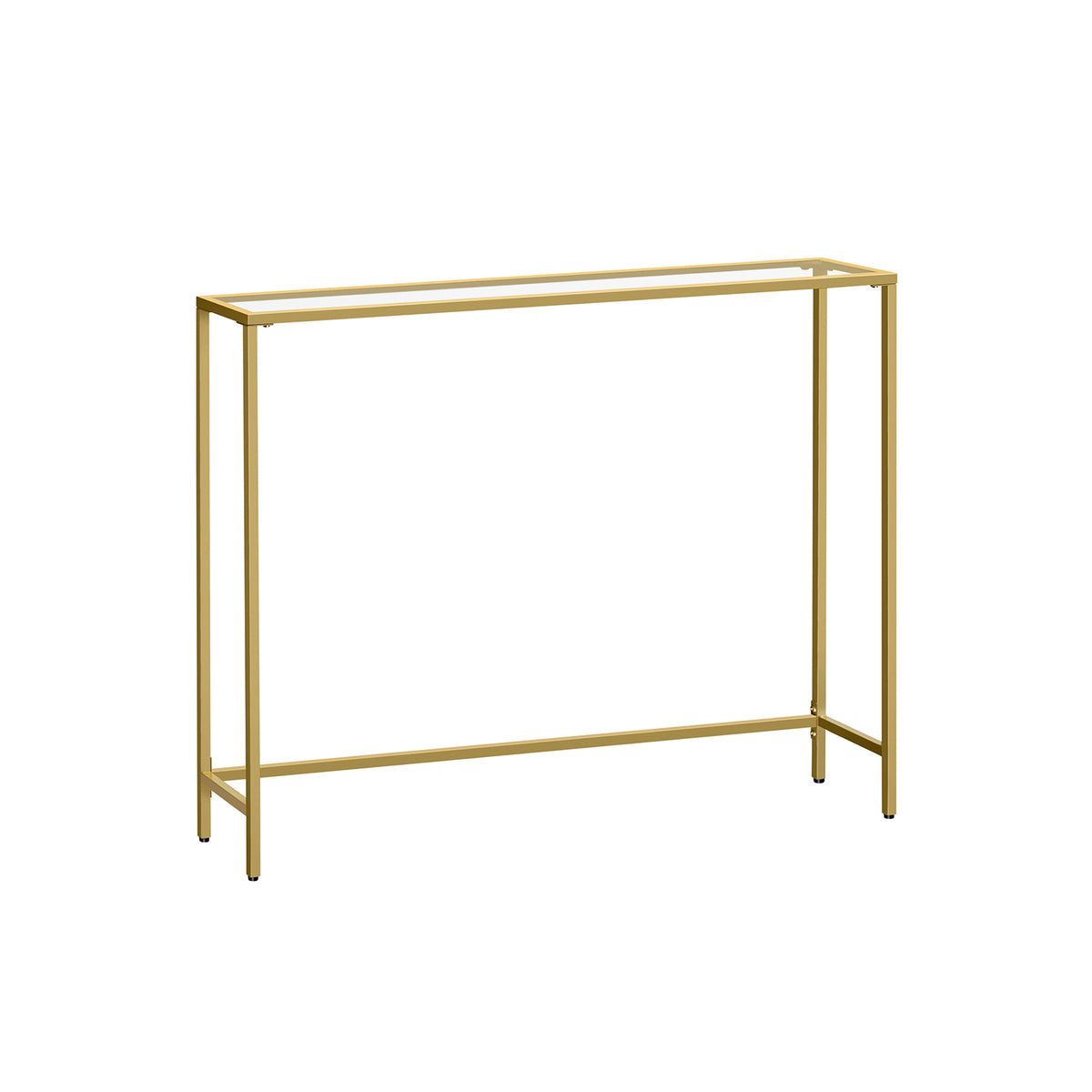 Henn&Hart Tavolo consolle rettangolare largo 139,7 cm in bronzo annerito, tavolo da ingresso, tavolo d'accento per soggiorno, corridoio