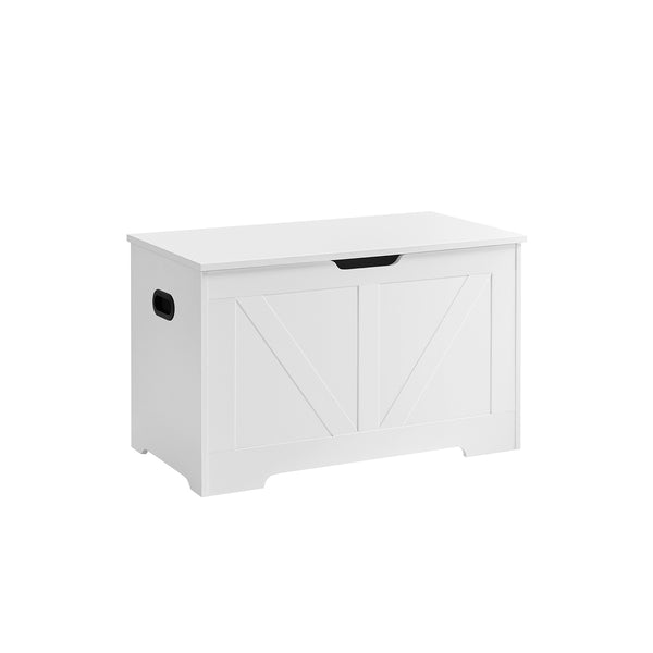 Cassapanca Portaoggetti 40 x 80 x 46 cm Bianco