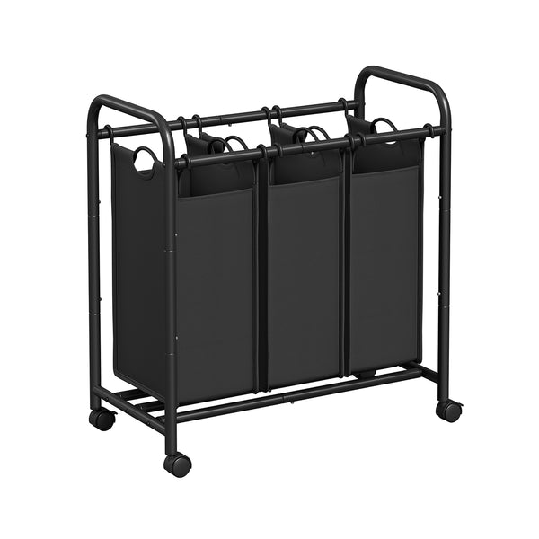 Carrello Porta Biancheria con Sacchi Rimovibili