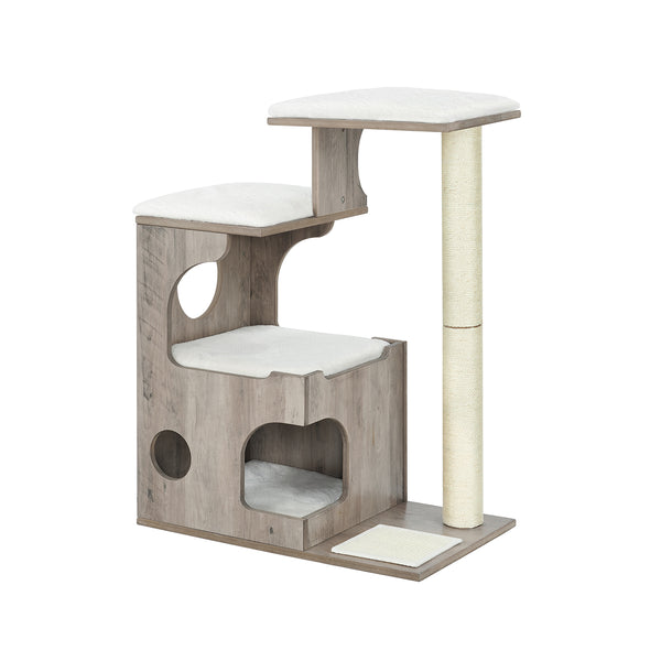 Tiragraffi per Gatti di 86 cm Bianco