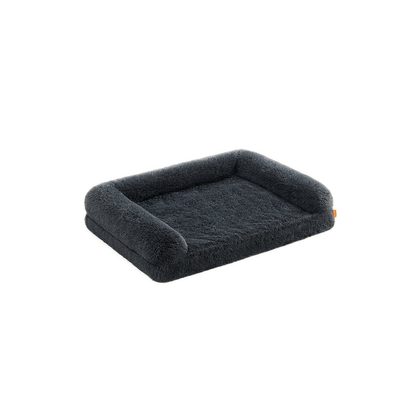 Cuccia per Cani Taglia XL 106 x 80 x 23 cm Grigio Scuro
