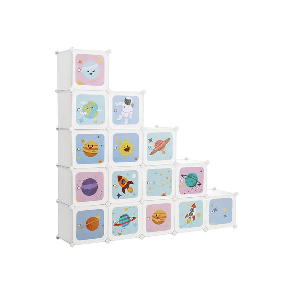 Portaoggetti a 16 Cubi per Bambini