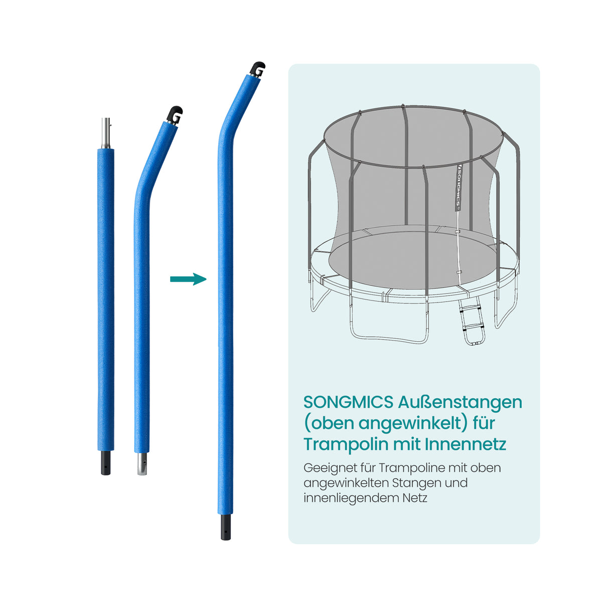 Rete Per Porte Da Calcio Di Dimensioni Ridotte (maglia Esagonale) 4m