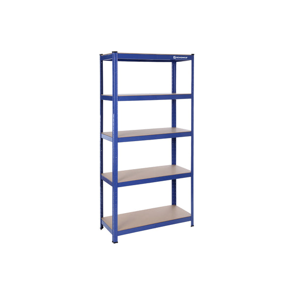 Scaffale in Alluminio a 5 Ripiani Senza Bullone Regge fino a 650 kg Blu