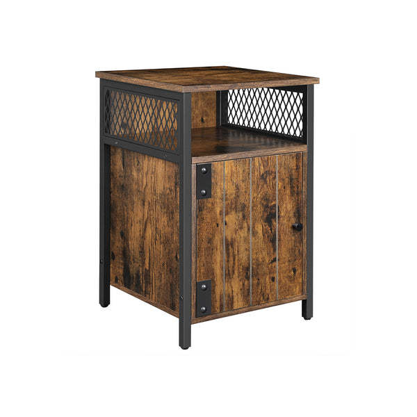 Tavolino Marrone Vintage e Nero