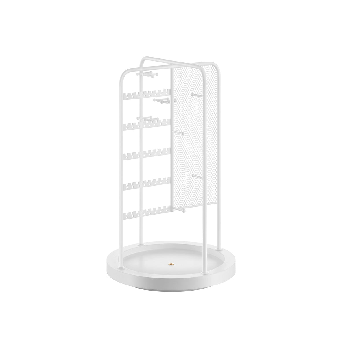 Espositore Portagioie, Porta Collane e Orecchini, 4 Partizioni, Metallo, Idea Regalo, Dorato e Bianco | Leroy Merlin Espositore Portagioie, Porta Collane e Orecchini, 4 Partizioni, Metallo, Idea Regalo, Dorato e Bianco | Leroy Merlin