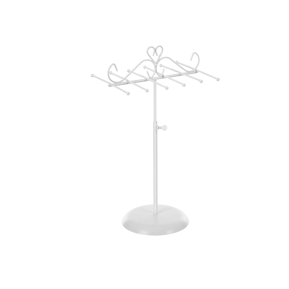 YUDU Espositore Per Gioielli A Busto - Busto Porta Collane In Ecopelle Nera Con Base - Altezza 20,5 Cm - Manichino Per Vetrina O Comodino